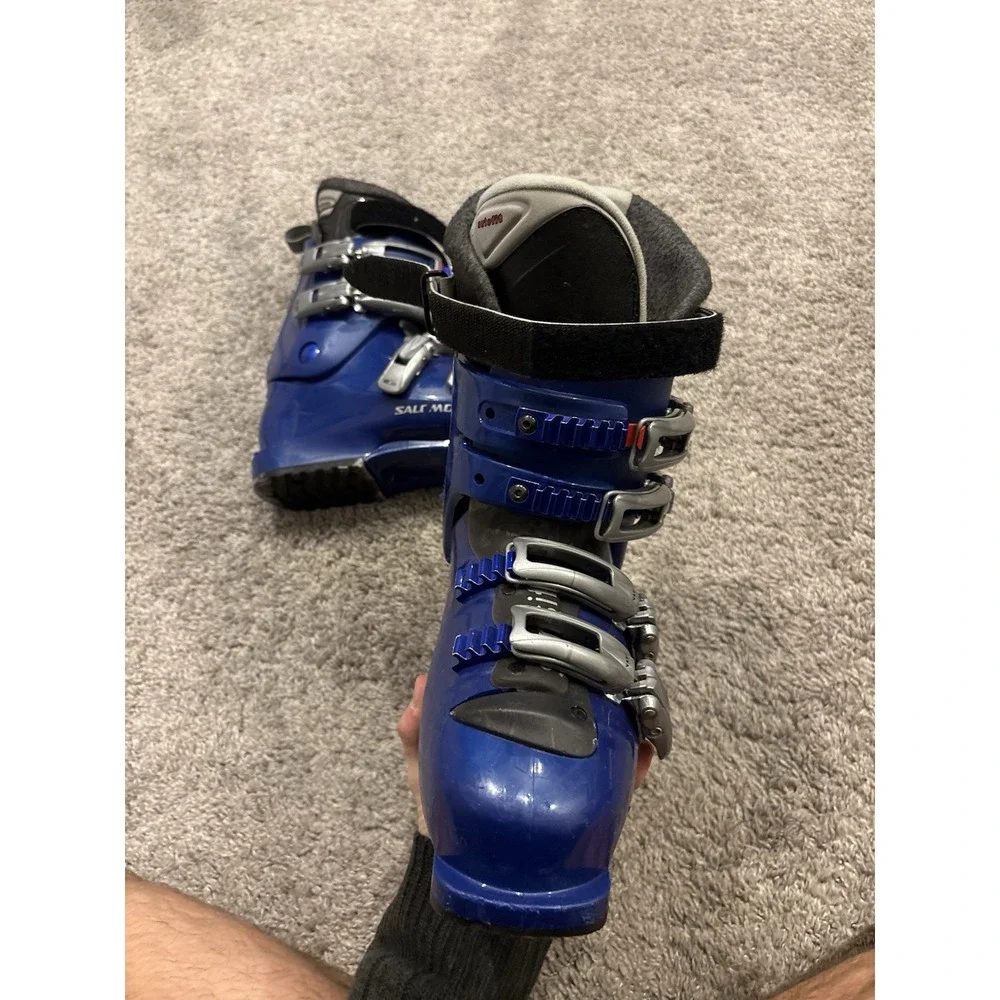 Salomon Womens Performa 4.0 Blue Adjustable Ankle Ski Boots Size US 6.5